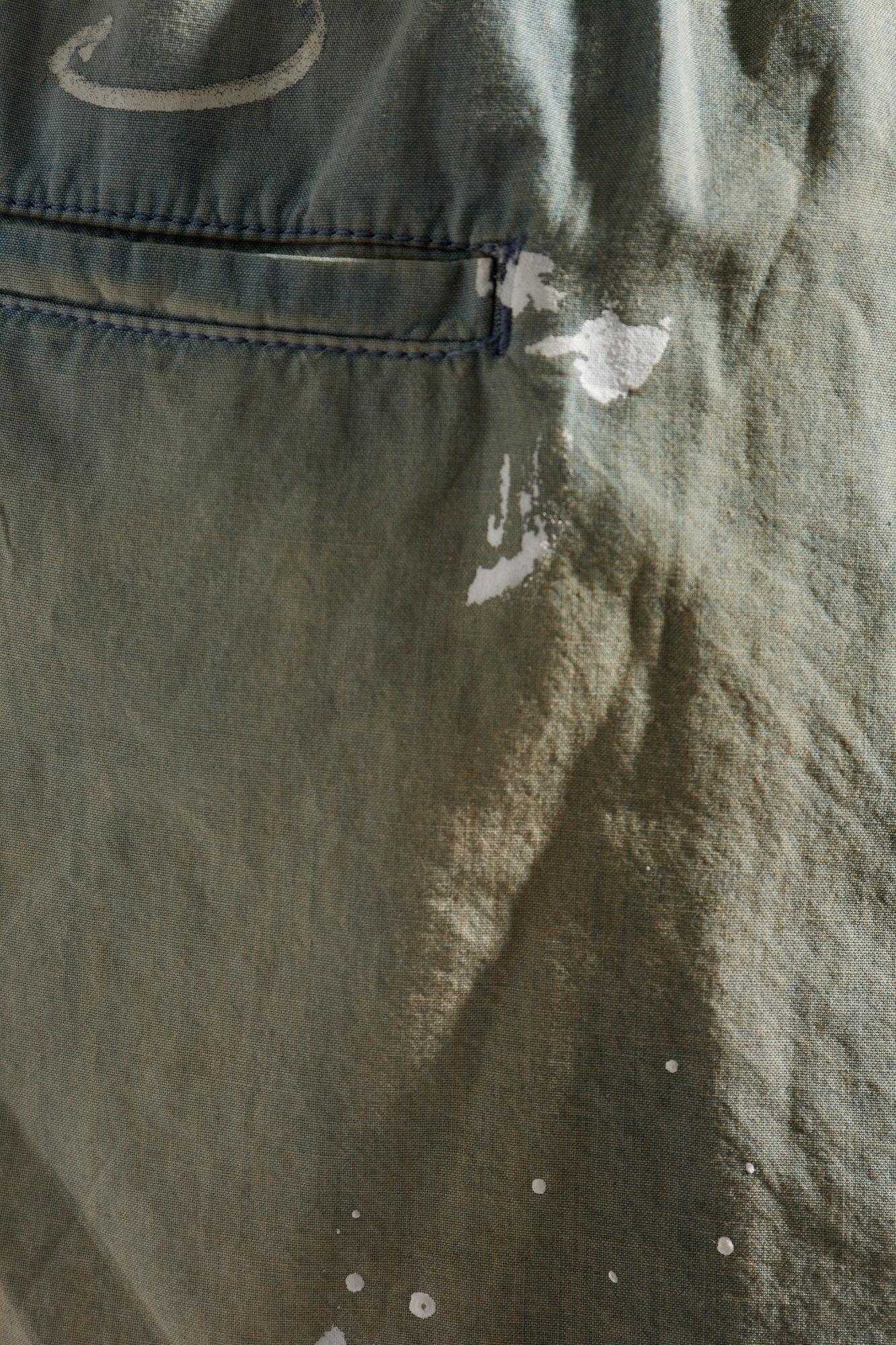 Acne Studios Shorts with a paint stain effect | Men's | Vitkac